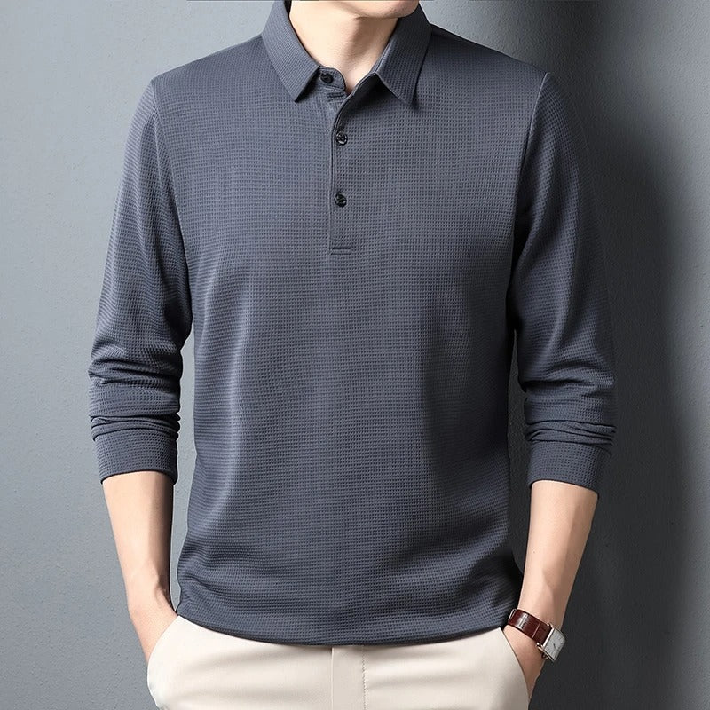 Punto | Polo T-Shirt mit langen Ärmeln
