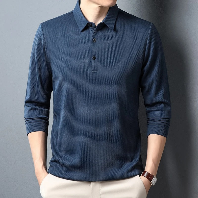 Punto | Polo T-Shirt mit langen Ärmeln