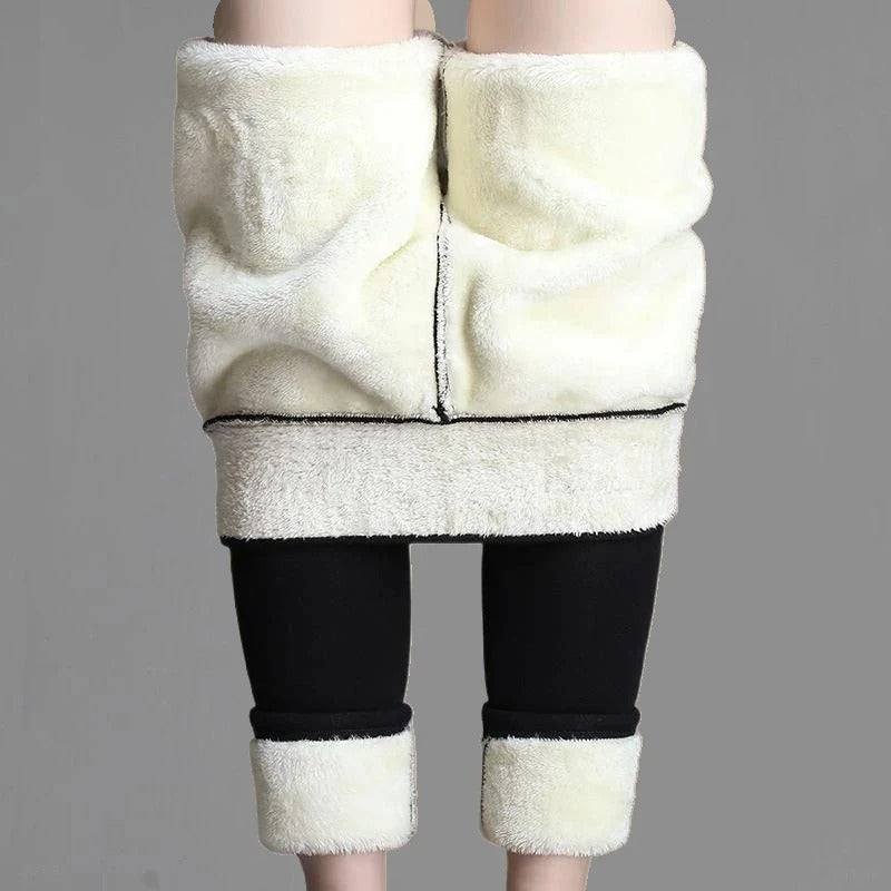 FrostEase | Winter Plus Samt Stretch-Leggings