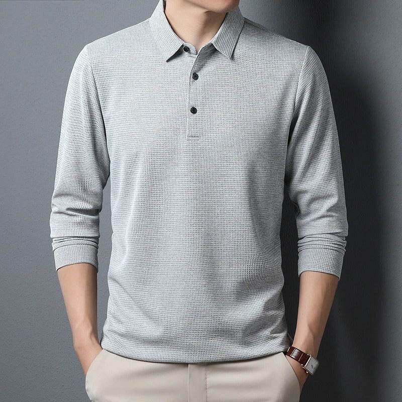 Punto | Polo T-Shirt mit langen Ärmeln