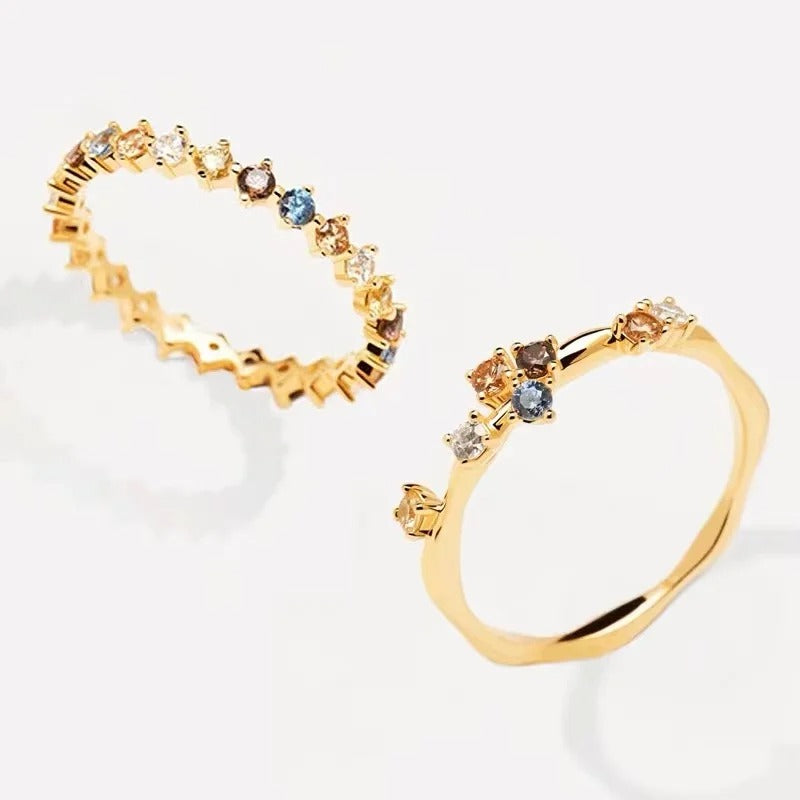 VeroLuxe Jewelry | 925 Sterling Silber Einfache Stil Ring