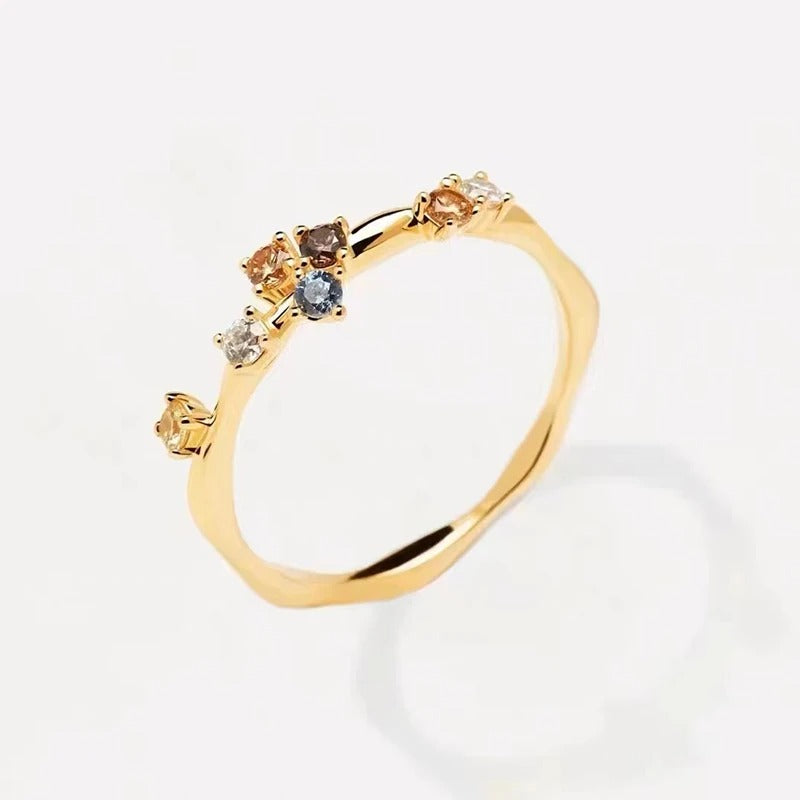 VeroLuxe Jewelry | 925 Sterling Silber Einfache Stil Ring