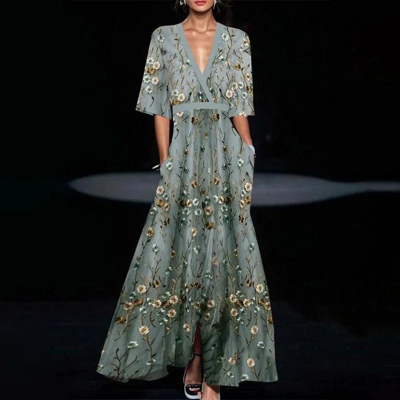 BellaVita | V-Ausschnitt-Kleid