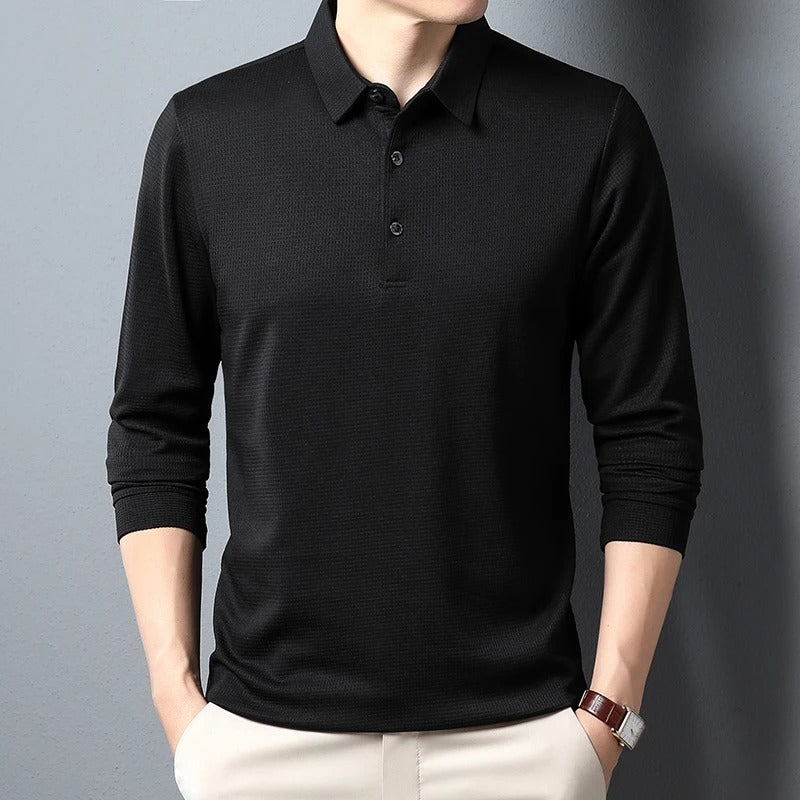 Punto | Polo T-Shirt mit langen Ärmeln