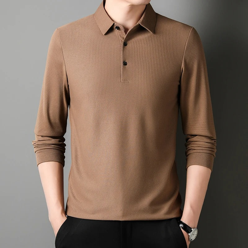 Punto | Polo T-Shirt mit langen Ärmeln