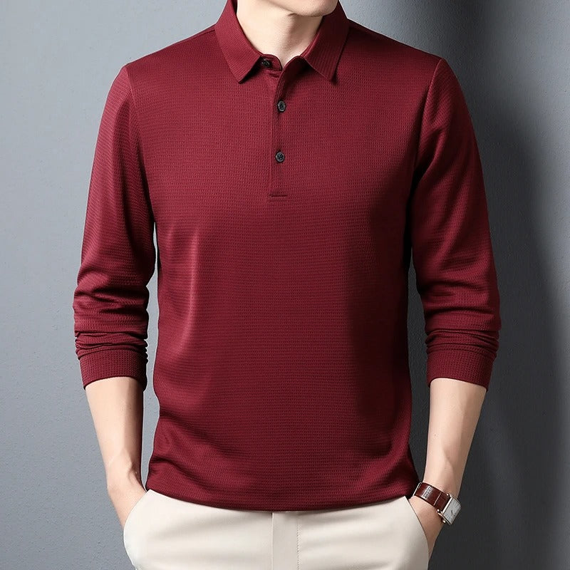 Punto | Polo T-Shirt mit langen Ärmeln