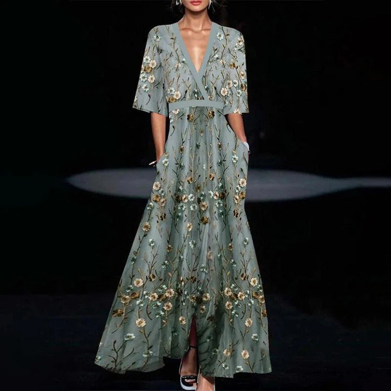 BellaVita | V-Ausschnitt-Kleid