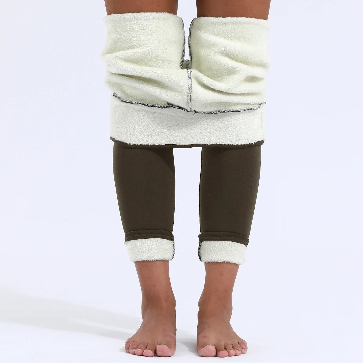 FrostEase | Winter Plus Samt Stretch-Leggings