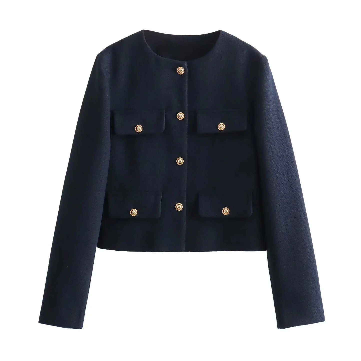 EleganceWear | Frau Oberbekleidung Herbst Langarm Kurzjacke