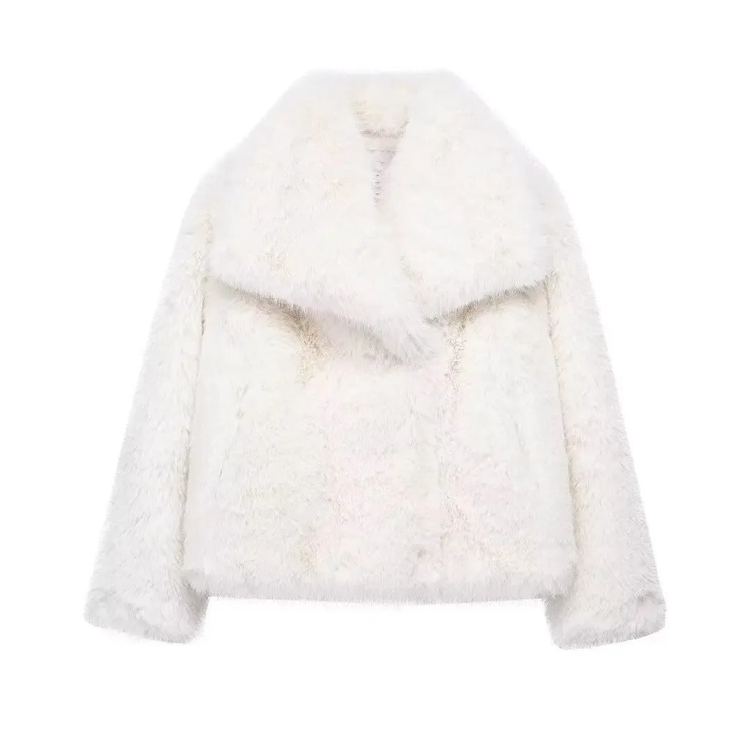 LuxuraStyle | Frau Herbst Winter Kunstpelz Mantel