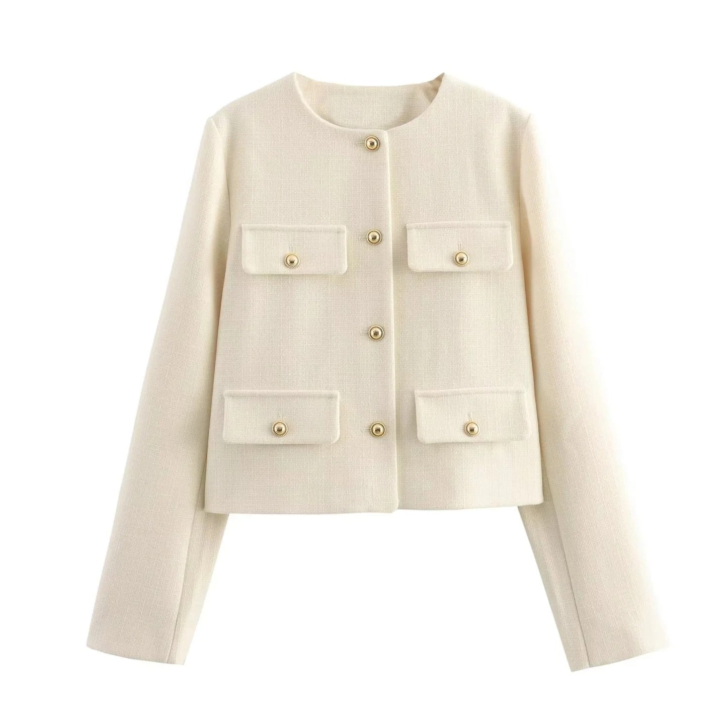 EleganceWear | Frau Oberbekleidung Herbst Langarm Kurzjacke