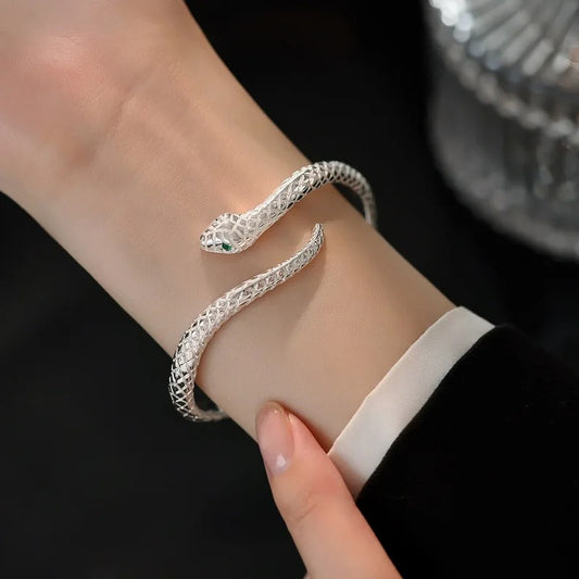 Serpentina | 925 Sterling Silber Schlangenarmband